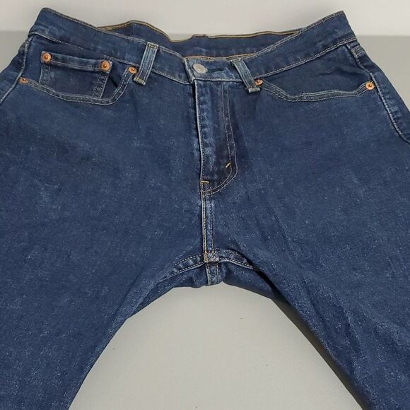 LEVI'S 505 Dark Wash 30x30 Straight Leg Jeans - Picture 6 of 8